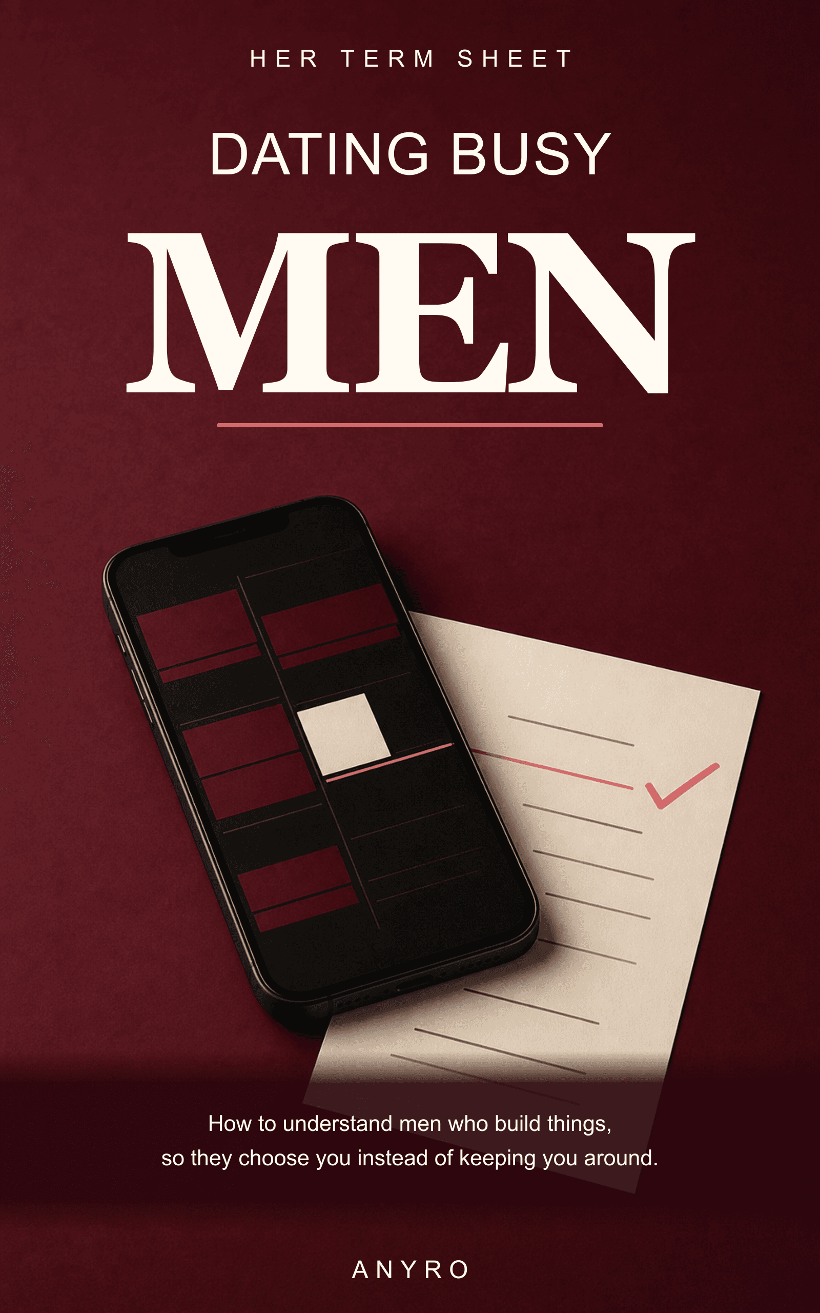 Dating Busy Men by Anyro book cover